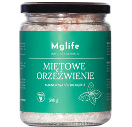 Mglife Miętowe Orzeźwienie magnezowa sól do kąpieli 540g