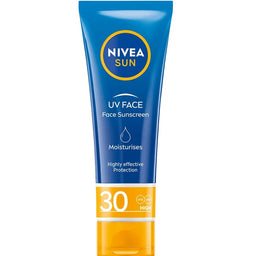 Nivea Sun nawilżający krem przeciwsłoneczny do twarzy z wysoką ochroną SPF30 50ml