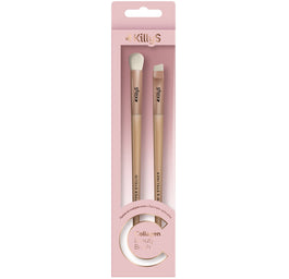 KillyS Collagen Beauty Brush pędzle do brwi i cieni 2szt