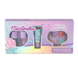Martinelia Let's Be Mermaids Makeup Set zestaw paletka cieni do powiek + lakier do paznokci + błyszczyk do ust