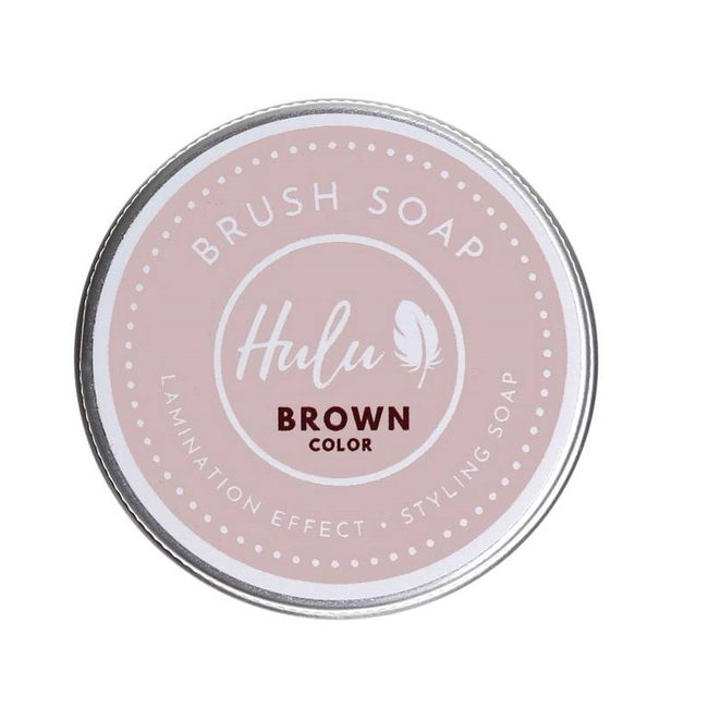 Hulu Brow Soap mydełko do stylizacji brwi Brown 30ml