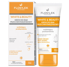 Floslek White & Beauty krem do rąk przeciwstarzeniowy wybielający przebarwienia 45ml