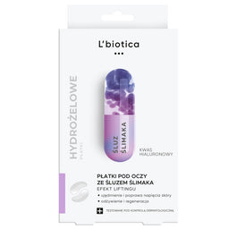 L'biotica Płatki pod oczy odmładzające ze śluzem ślimaka 3 pary