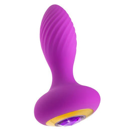 Blush Oh My Gem Charm korek analny z 7 trybami wibracji Amethyst