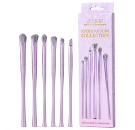 JESSUP Luxury Purple Eye Brush Set zestaw pędzli do makijażu oczu T516 6szt.