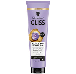 Gliss Blonde Hair Perfector fioletowa maska 2w1 150ml