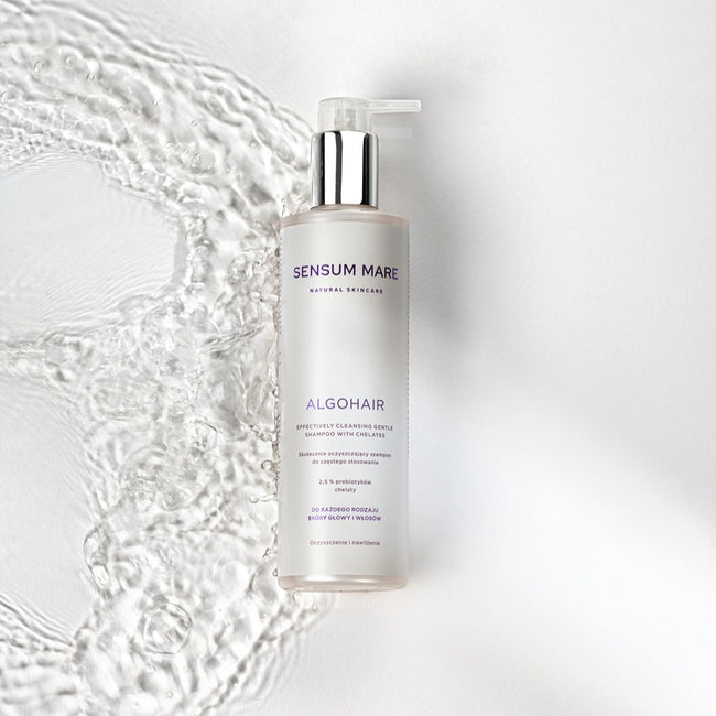 Sensum Mare Algohair skutecznie oczyszczający szampon do częstego stosowania do każdego rodzaju skóry głowy i włosów 250ml