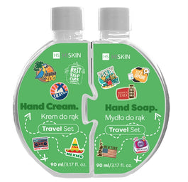 HiSkin Puzzle Travel zestaw krem do rąk 90ml + mydło do rąk 90ml
