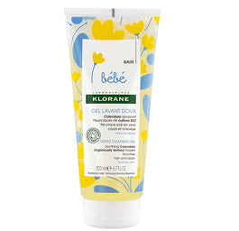 Klorane Bebe Gentle Cleansing Gel delikatny żel do mycia ciała i włosów 200ml