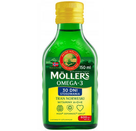 Möller's Tran Norweski suplement diety Cytrynowy 150ml