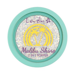 Lovely Malibu Shine glitterowy topper 2w1 1 2g