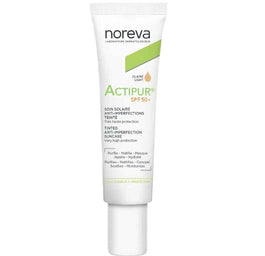 Noreva Actipur SPF50+ krem przeciwsłoneczny na niedoskonałości Light 30ml