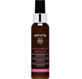 Apivita Eye Make-Up Remover Gentle Cleansing Milk mleczko łagodnie usuwające makijaż oczu z Miodem i Lipą 100ml