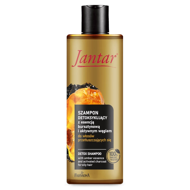 Farmona Jantar szampon z esencją bursztynową i aktywnym węglem do włosów przetłuszczających się 300ml
