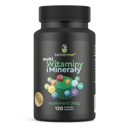 BetterMe Witaminy i minerały Multiwitamina suplement diety 120 kapsułek