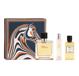Hermes Terre D'Hermes zestaw perfumy spray 75ml + perfumy spray 15ml + żel pod prysznic 40ml