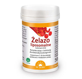 Dr Jacobs Żelazo liposomalne suplement diety 50g