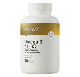 OstroVit Omega 3 D3 + K2 suplement diety 90 kapsułek