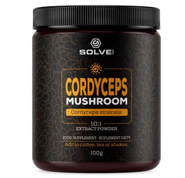 Solve Labs Cordyceps Mushroom suplement diety w proszku 100g