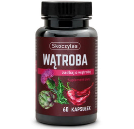 Skoczylas Wątroba ostropest + karczoch + kapsaicyna suplement diety 60 kapsułek