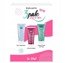 Biała Perła 3pak pasty do zębów 3x30ml