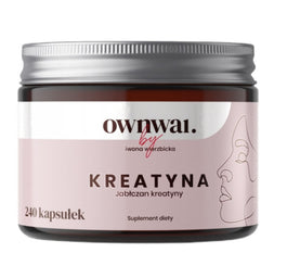 Ownwai Kreatyna jabłczan kreatyny suplement diety 240 kapsułek
