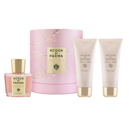Acqua di Parma Rosa Nobile zestaw woda perfumowana spray + balsam do ciała 75ml + żel pod prysznic 75ml