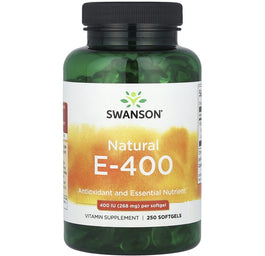 Swanson Witamina E Naturalna 400IU suplement diety 250 kapsułek żelowych