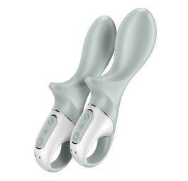 Satisfyer Air Pump Booty 3 wibrator z pompką Gray/Green