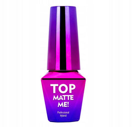 MollyLac Top Matte Me! matujący top nawierzchniowy do paznokci bez przemywania 10g