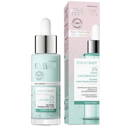 Eveline Cosmetics Serum Shot kuracja wzmacniająca na zaczerwienienia z kwasem laktobionowym 2% 30ml