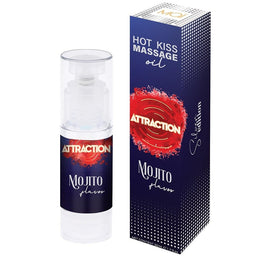 Mai Attraction Hot Kiss Massage Oil olejek do masażu Mojito 50ml