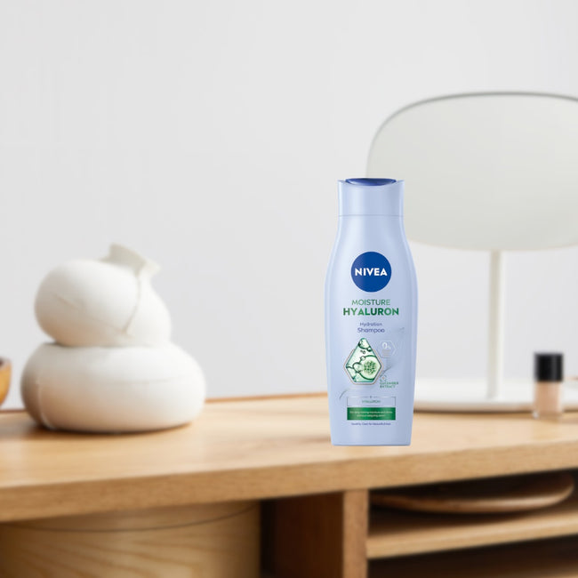 Nivea Moisture Hyaluron szampon nawilżający z kwasem hialuronowym 400ml