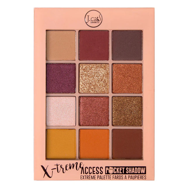 J.Cat Beauty X-Treme Access Pocket Shadow paleta cieni do oczu