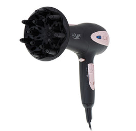 Adler Suszarka do włosów z dyfuzorem 2200W ION AD 2248 Czarna
