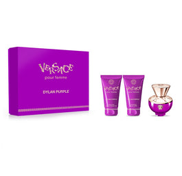 Versace Dylan Purple Pour Femme zestaw woda perfumowana spray 50ml + żel pod prysznic 50ml + balsam do ciała 50ml