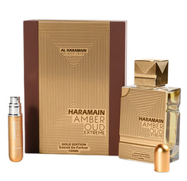 Al Haramain Amber Oud Gold Edition Extreme ekstrakt perfum 100ml + atomizer do napełniania 10ml