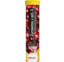 WALMARK Żurawina + Witamina C suplement diety 20 tabletek musujących