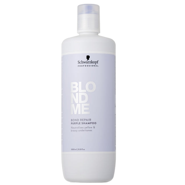 Schwarzkopf Professional BlondMe Bond Repair Purple Shampoo fioletowy szampon neutralizujący 1000ml