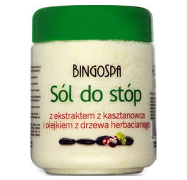 BingoSpa Sól do stóp z ekstraktem z kasztanowca i olejkiem z drzewa herbacianego 550g
