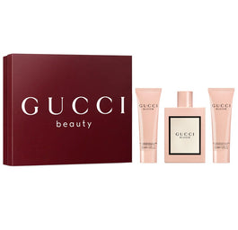 Gucci Bloom zestaw woda perfumowana spray 100ml + balsam do ciała 50ml + żel pod prysznic 50ml
