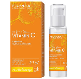 Floslek go for glow…. VITAMIN C ESSENTIAL ultra lekki krem na dzień i na noc 30ml