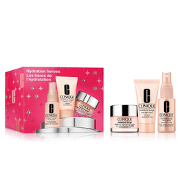 Clinique Hydration Heroes zestaw intensywnie nawilżający żelowy krem do twarzy 30ml + maseczka intensywnie nawilżająca 30ml + mgiełka do twarzy 30ml