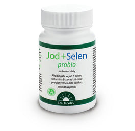 Dr Jacobs Jod + Selen probio suplement diety 90 kapsułek