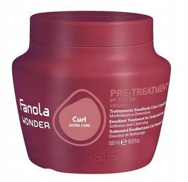 Fanola Wonder Curl Extra Care kuracja emolientowa do skóry głowy i włosów 500ml