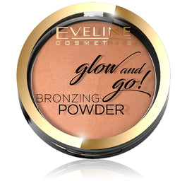 Eveline Cosmetics Glow And Go! Bronzing Powder puder brązujący w kamieniu
