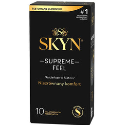 SKYN Supreme Feel cienkie nielatektowe prezerwatywy 10szt.
