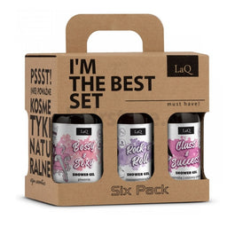 LaQ Czyściopak Shots! Damski zestaw żeli pod prysznic 6x100ml
