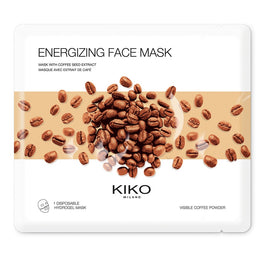 KIKO Milano Energizing Face Mask hydrożelowa nawilżająca maska do twarzy z wyciągiem z kawy