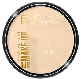 Eveline Cosmetics Art Make Up Anti-Shine Complex Pressed Powder matujący puder mineralny z jedwabiem
